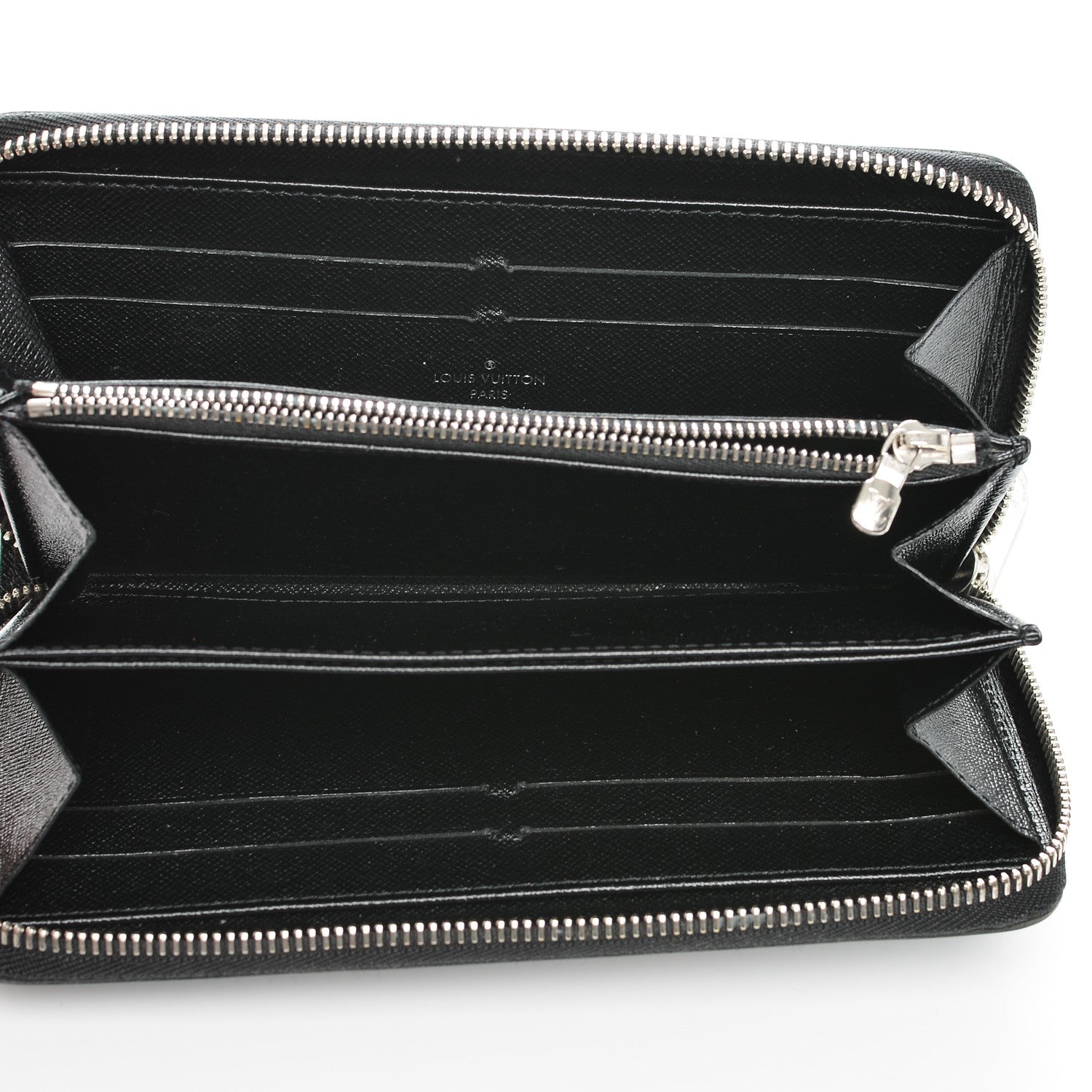 Louis Vuitton Epi Zippy Wallet Black 5 of 6
