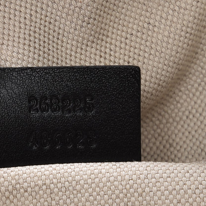 Gucci Deerskin Interlocking G Portfolio Clutch Black 8 of 9