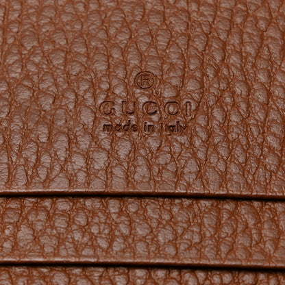 Gucci New Denim GG Monogram Jackie 1961 Card Case Blue Tea Cuir 6 of 8