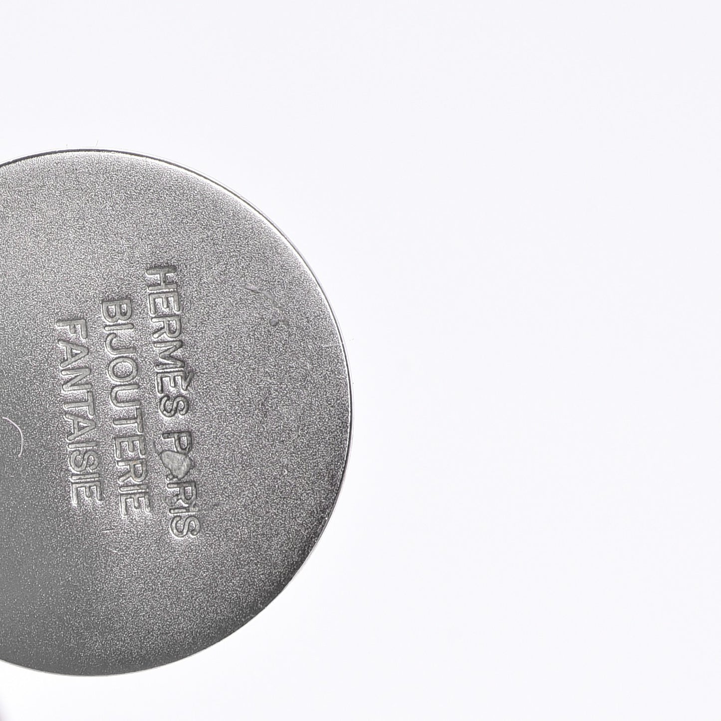 Palladium Clou De Selle Clip On Earrings