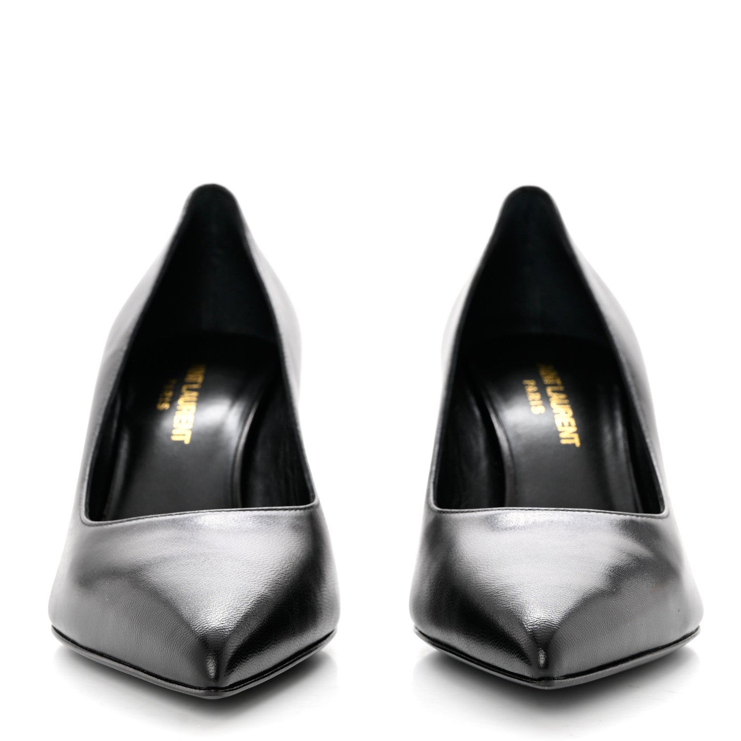 Saint Laurent Calfskin Anja 85 Pumps 36.5 Black 2 of 9