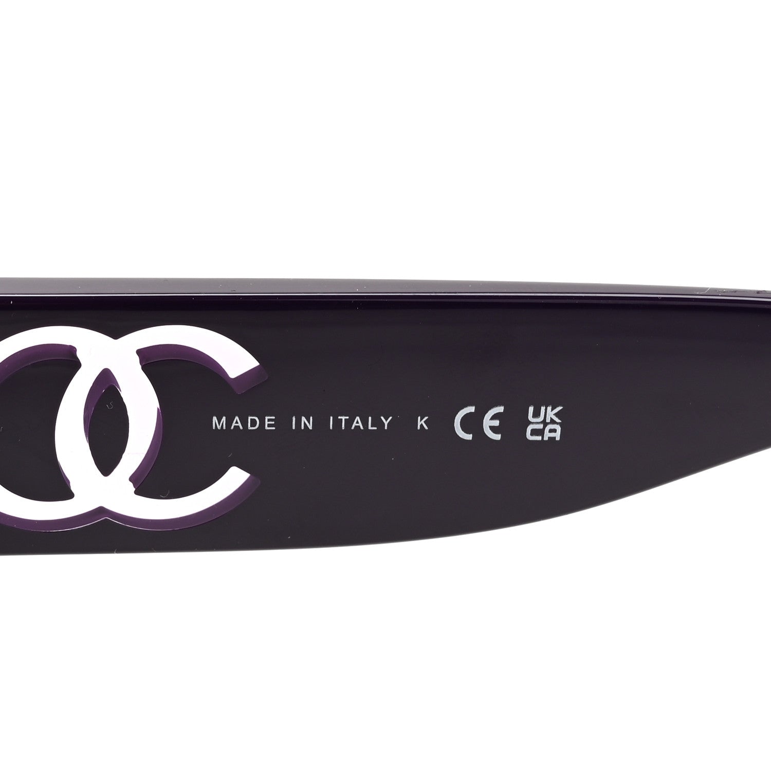 Chanel Acetate Cat Eye Sunglasses 5527 Purple 6 of 8