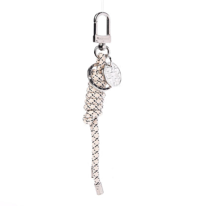 Louis Vuitton Palladium Christopher Nemeth Rope Bag Charm Key Ring 1 of 4