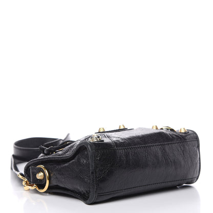 Balenciaga Agneau Giant 12 Gold Hardware Mini City Black 4 of 12