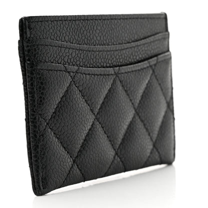 Chanel Caviar Quilted Card Holder Black 3 of 8