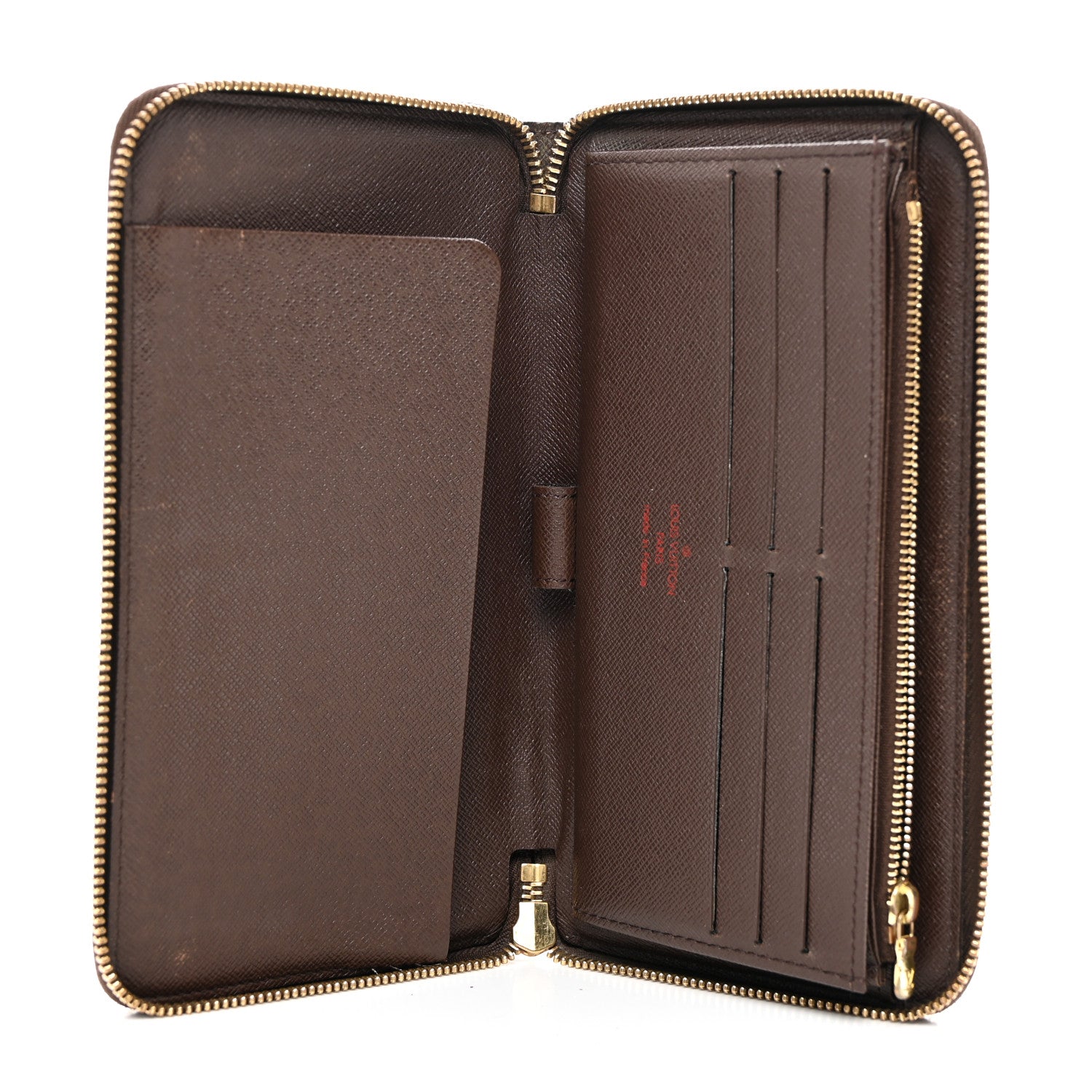 Louis Vuitton Damier Ebene Zippy Organizer Wallet 5 of 10
