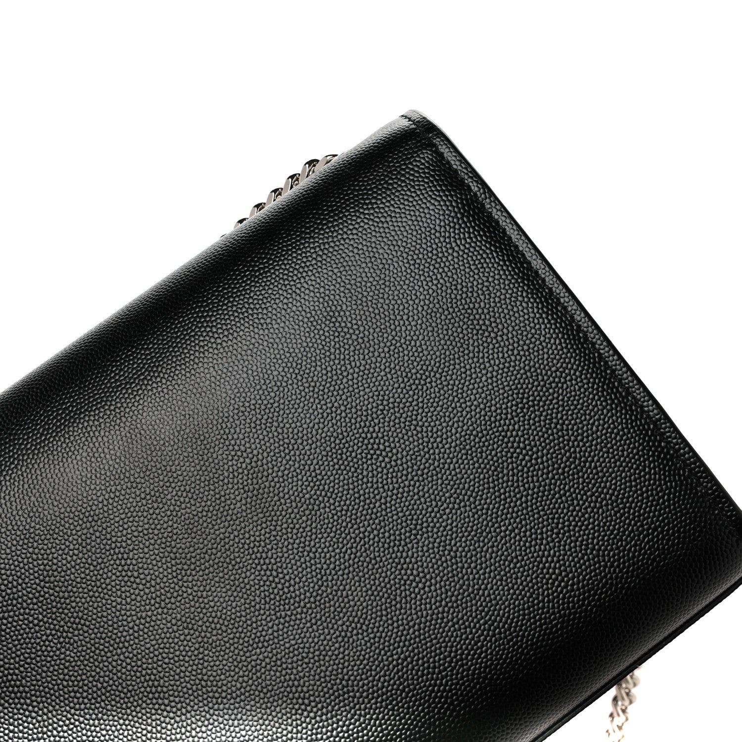 Saint Laurent Grain De Poudre Medium Classic Monogram Kate Satchel Black 10 of 10