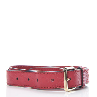 Gucci Guccissima 25mm Shoulder Strap Red 2 of 3