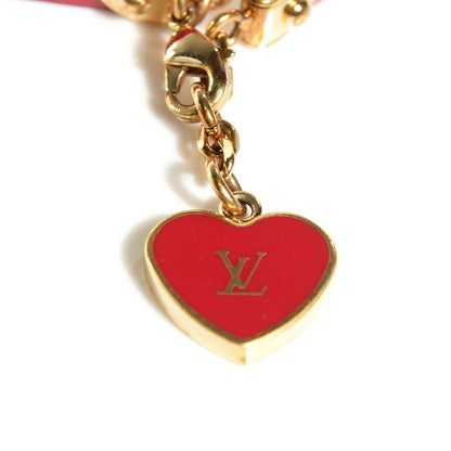 Louis Vuitton Patent Commit Wrap Bracelet Pomme D'Amour 4 of 4