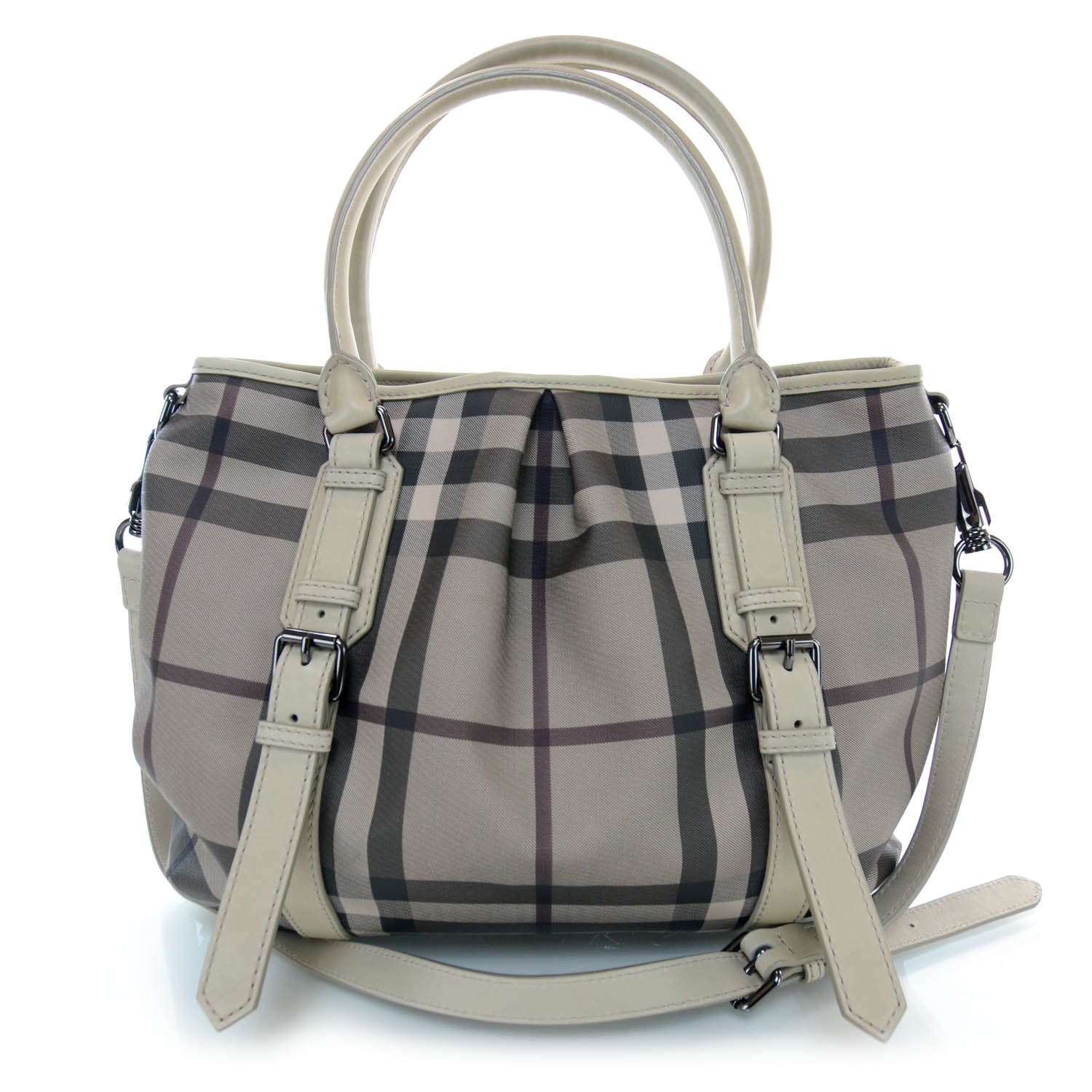 Burberry Smoked Check Northfield Tote Trench 1 of 8