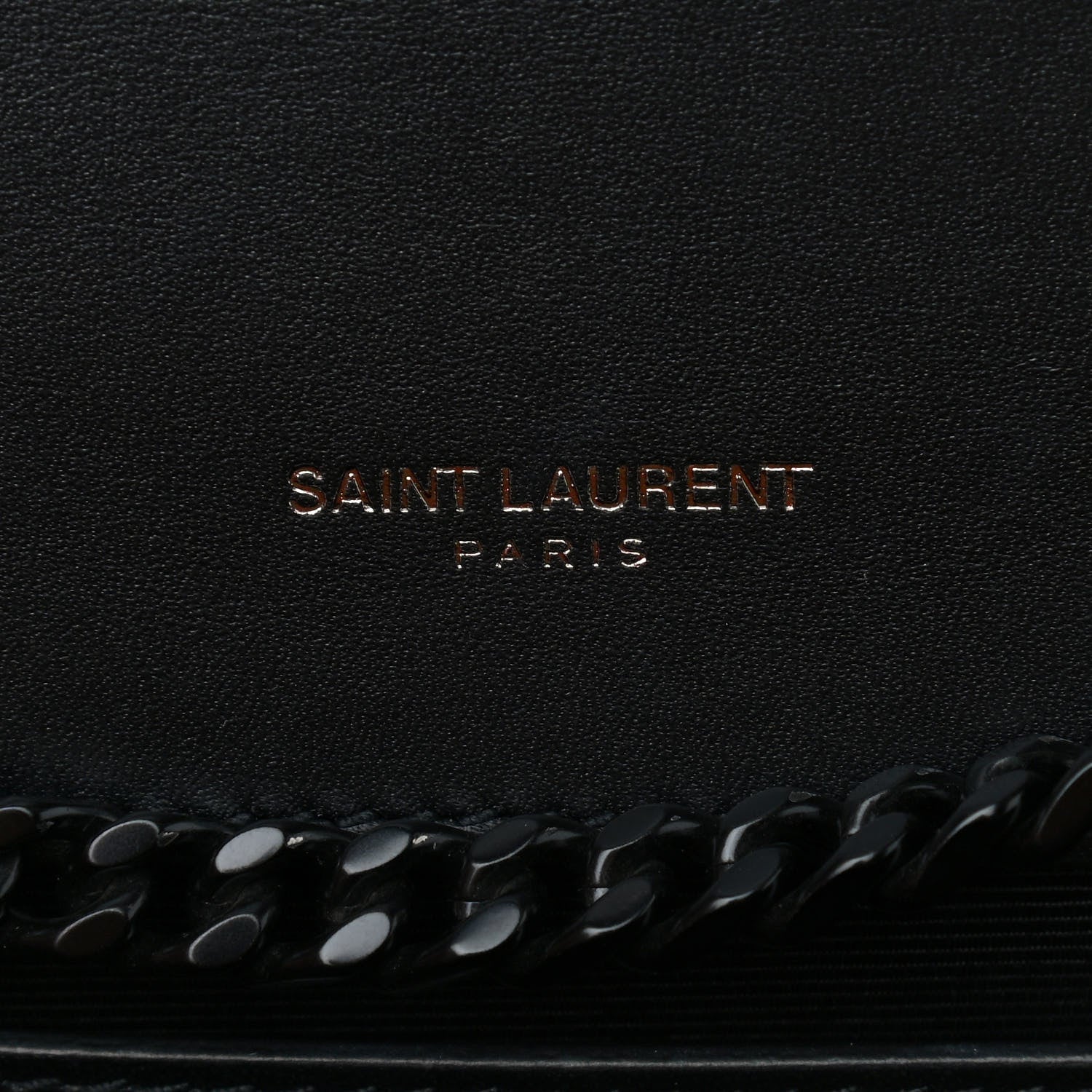 Saint Laurent Grain De Poudre Zebra Print Small Classic Monogram Kate Satchel Yellow 8 of 9
