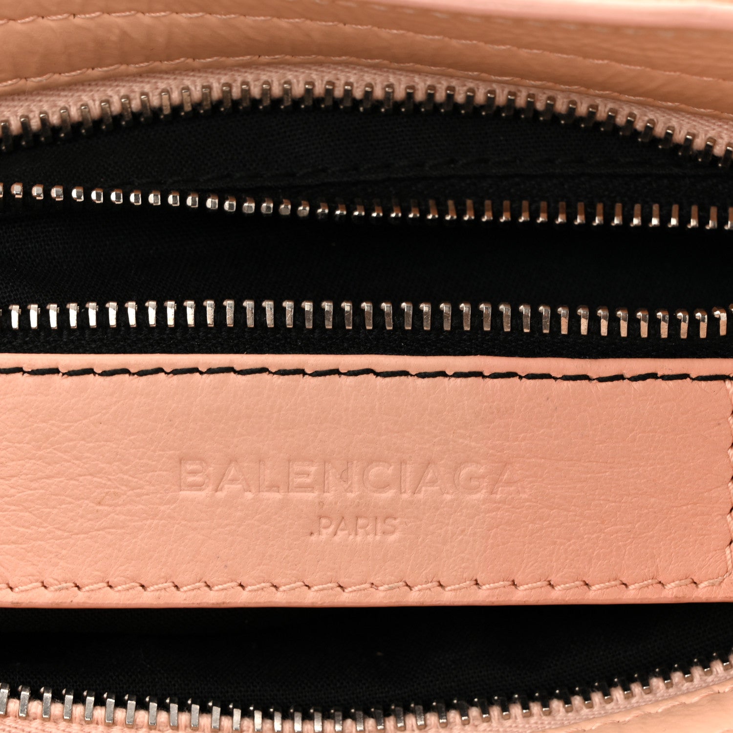 Balenciaga Matte Goatskin Rubber Covered Classic Hardware Mini City Rose Poudre 7 of 11