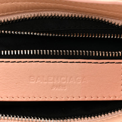 Balenciaga Matte Goatskin Rubber Covered Classic Hardware Mini City Rose Poudre 7 of 11