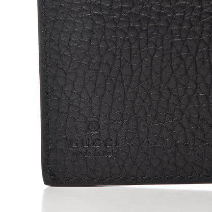 Gucci Calfskin Cellarius Blind For Bi-Fold Wallet Black 6 of 7