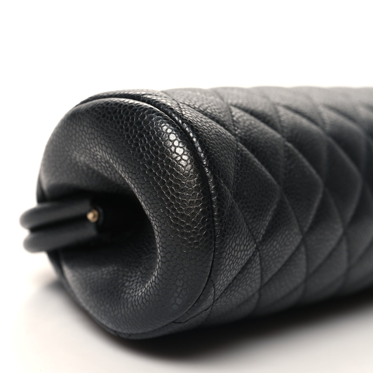 Caviar Quilted Timeless Clutch Black
