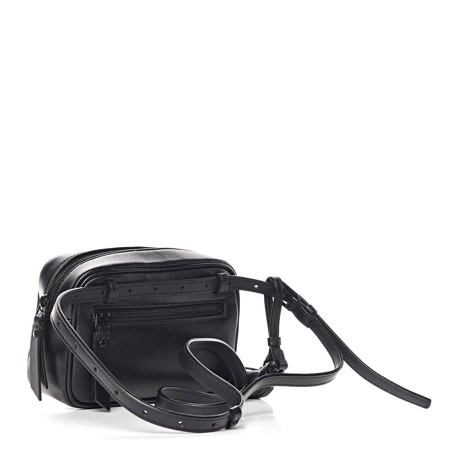 Saint Laurent Calfskin Matelasse Monogram Lou Belt Bag Black 3 of 8