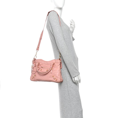Balenciaga Agneau Giant 12 Gold Hardware Town Rose Peche 2 of 11