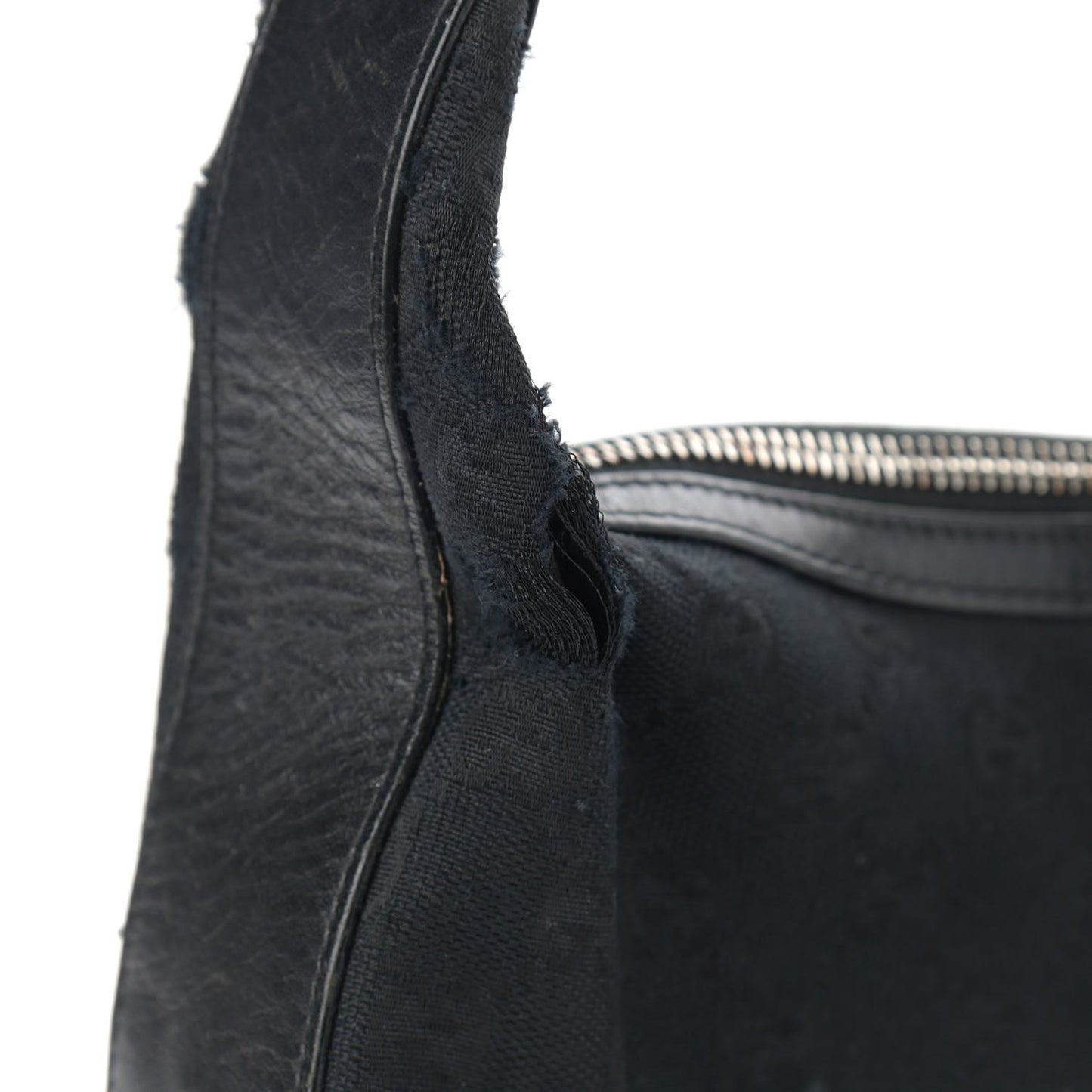 Monogram GG Clasp Hobo Black