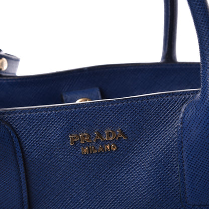 Prada Saffiano Cuir Open Promenade Tote Bluette 10 of 15
