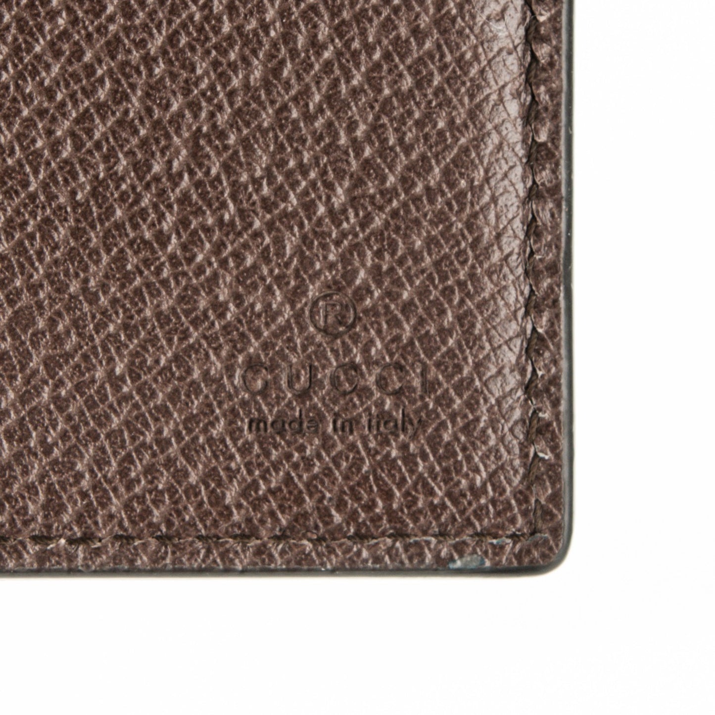 GG Supreme Monogram Tian Bi-Fold Wallet Beige Multicolor New Acero