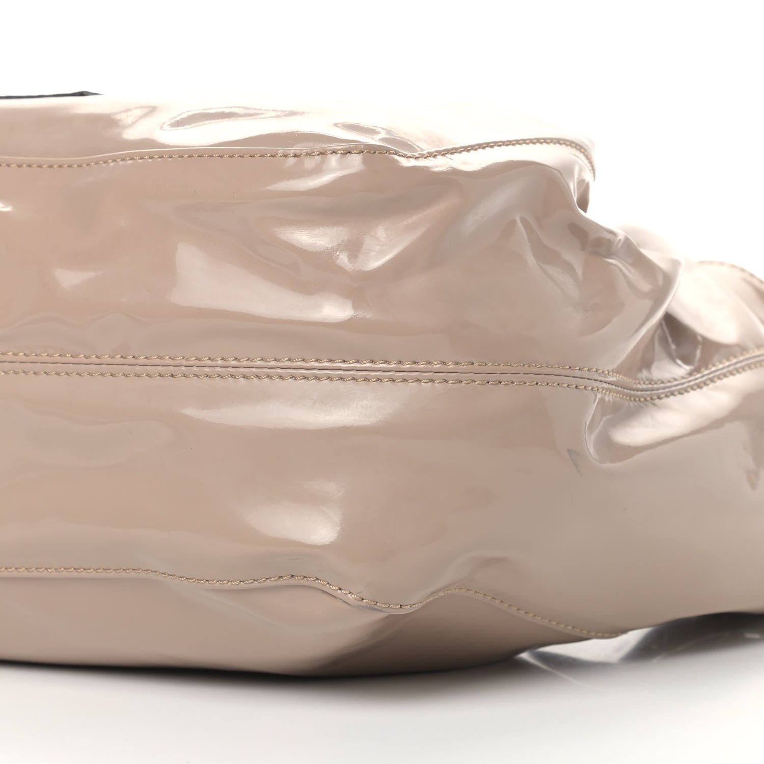 Valentino Garavani Patent Lacca Large Nuage Bow Hobo Nude 8 of 11