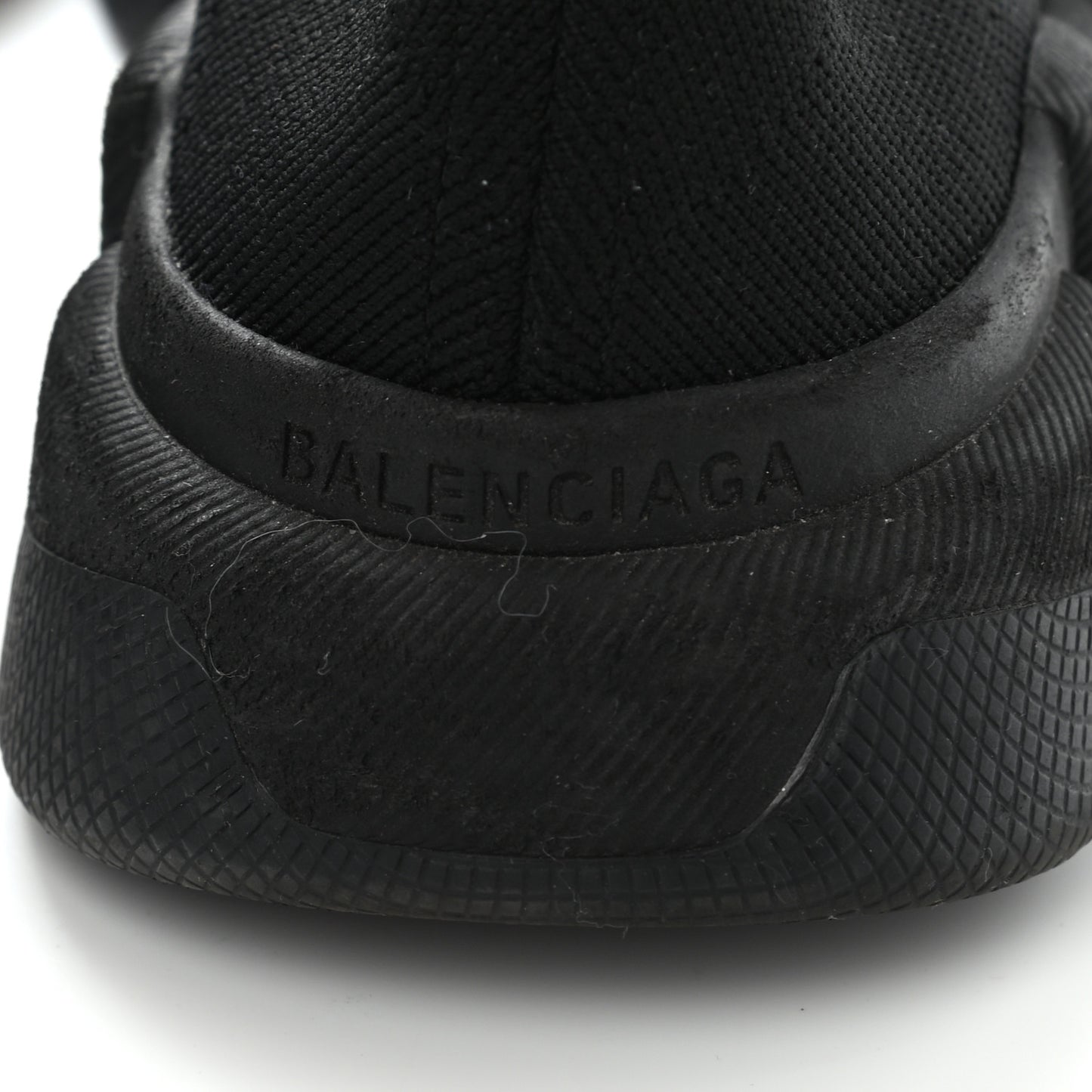 Neoprene Knit Logo Womens Speed Sneakers 36 Black
