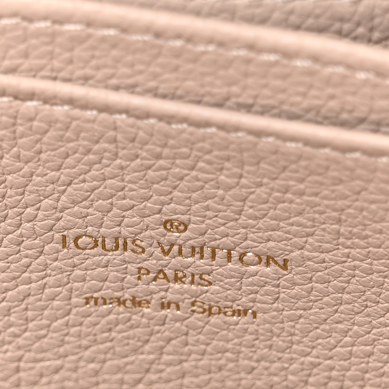 Louis Vuitton Calfskin Lockme Zippy Coin Purse Greige 6 of 8