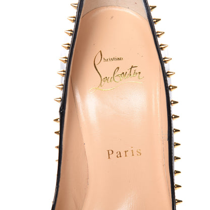 Christian Louboutin Patent Anjalina 120 Pumps 35 Black 12 of 13
