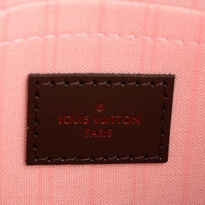 Louis Vuitton Damier Ebene Neverfull MM GM Pochette Rose Ballerine 6 of 8