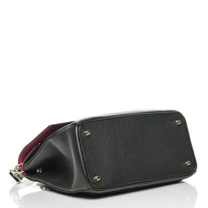 Christian Dior Bullcalf Medium Be Dior Flap Black Fraise 4 of 7