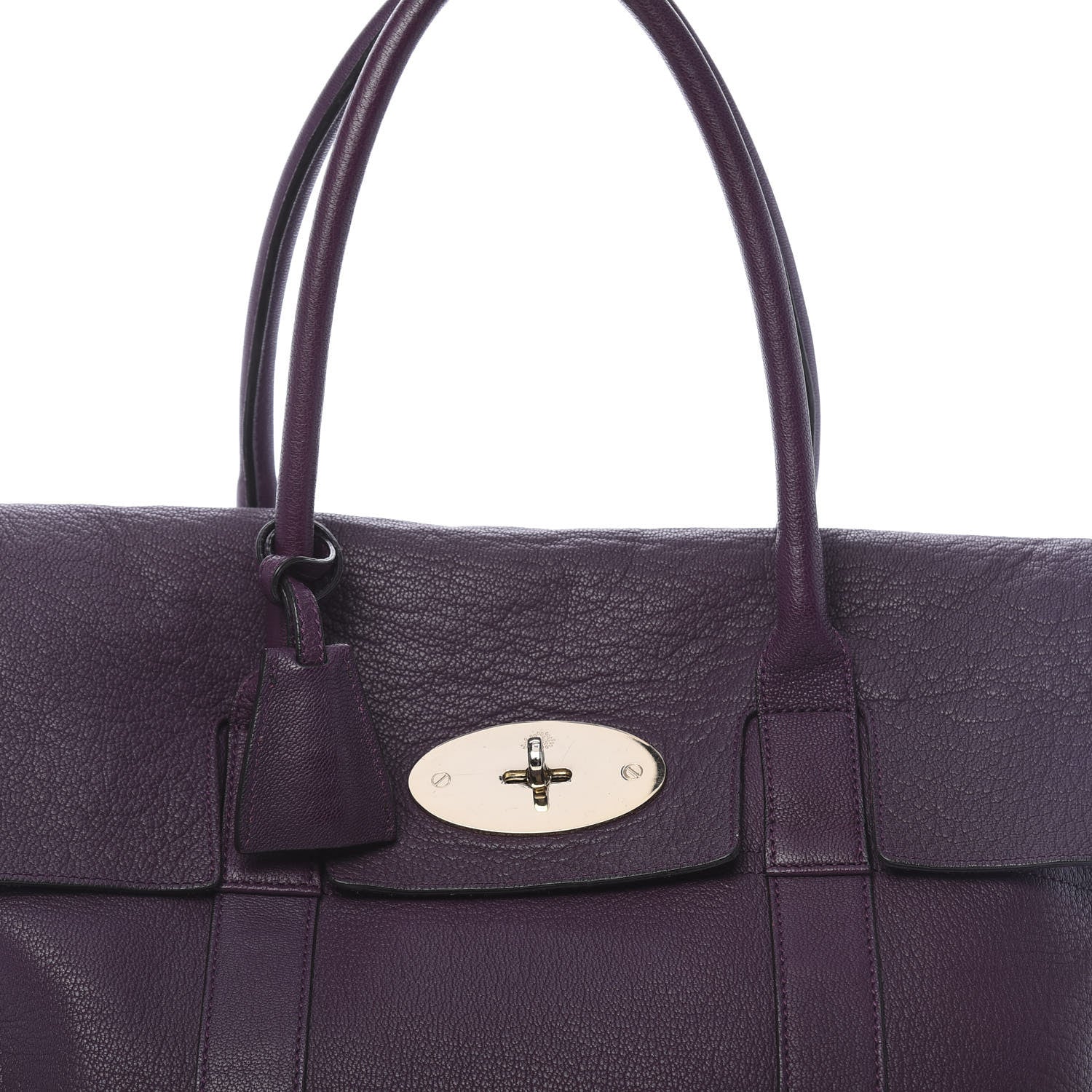 Mulberry Goatskin Bayswater Aubergine 8 of 12