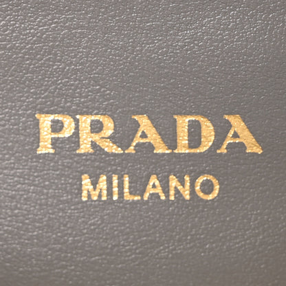 Prada Saffiano Soft Calfskin Small Zippered Tote Marmo 6 of 9