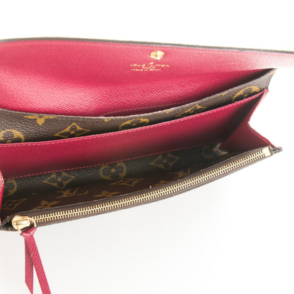 Louis Vuitton Monogram Emilie Wallet Fuchsia 5 of 7