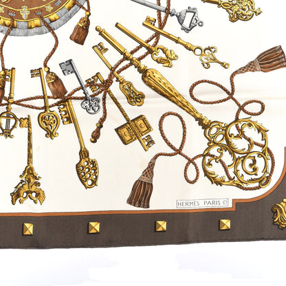 Hermes Silk Keys Les Cles Scarf 90 2 of 3