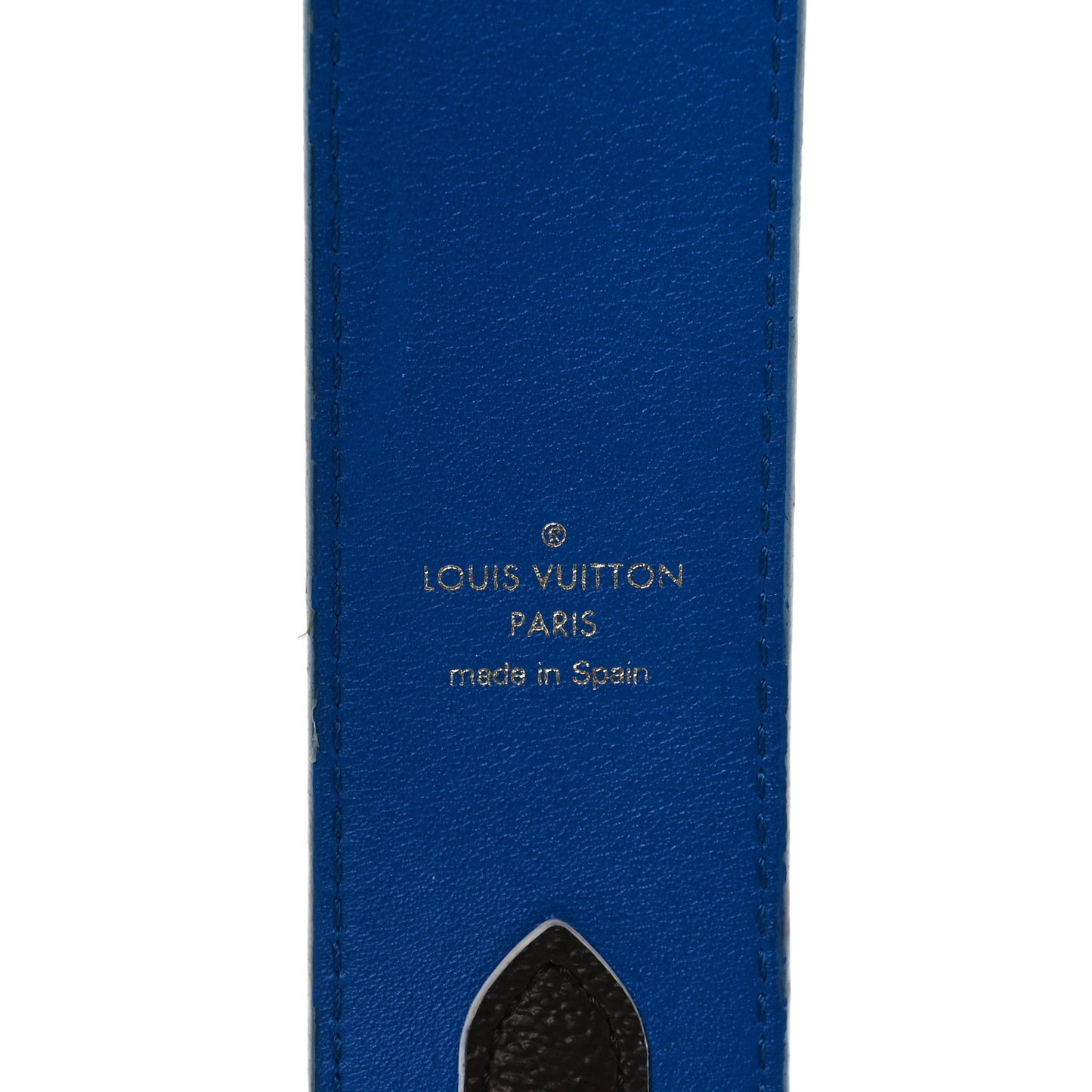 Monogram Bandouliere Shoulder Strap Blue