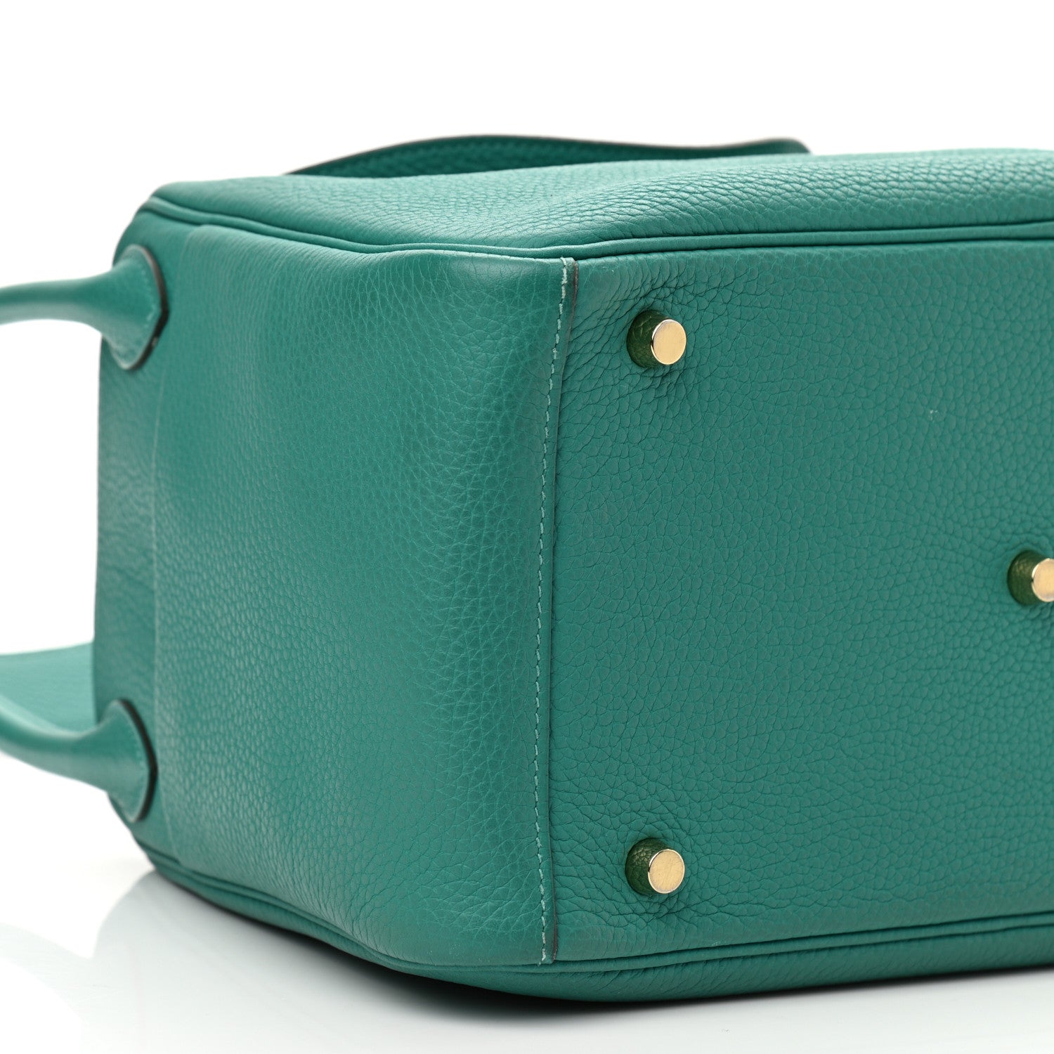 Hermes Taurillon Clemence Lindy 30 Vert Verone 9 of 11