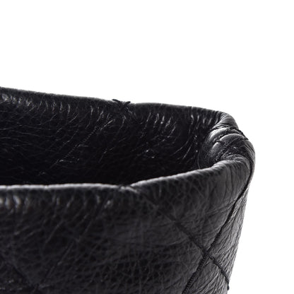 Chanel Glazed Calfskin Large On The Road Tote Black 15 of 15
