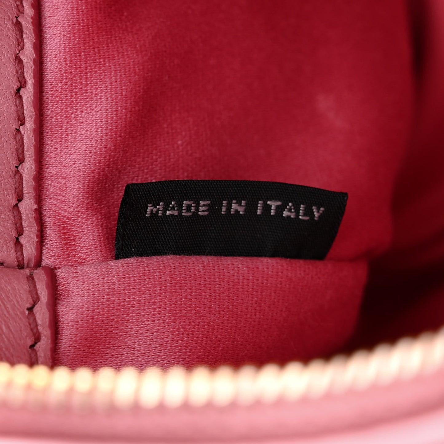 Nappa Matelasse Double Zip Shoulder Bag Orchid Pink