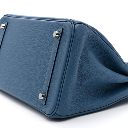 Hermes Togo BIRKIN 30 Bleu Azur 18 of 22
