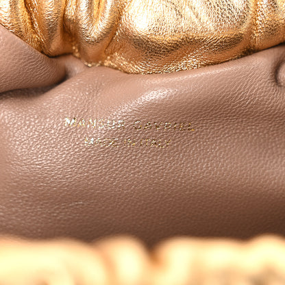 Mansur Gavriel Metallic Lambskin Mini Cloud Clutch Gold 6 of 9
