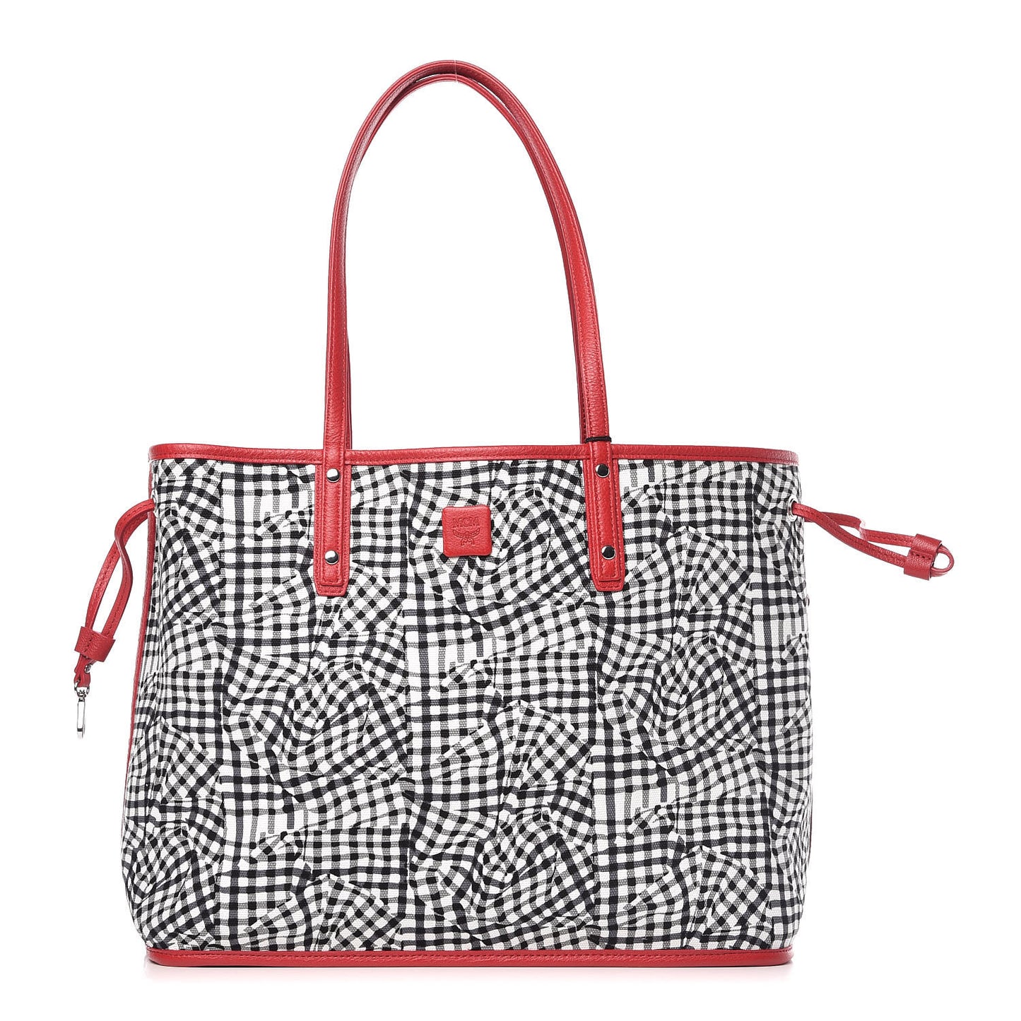 Visetos Medium Liz Reversible Shopper Tote Ruby Red