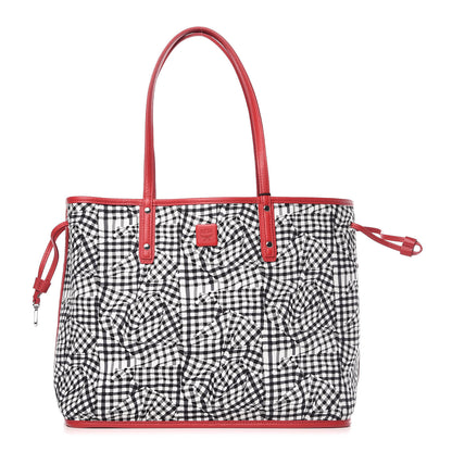 MCM Visetos Medium Liz Reversible Shopper Tote Ruby Red 7 of 14