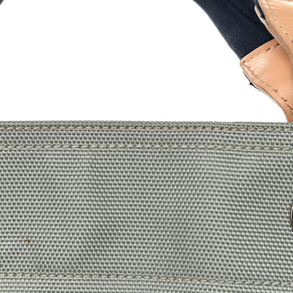 Chanel Canvas Quilted Large Paris Biarritz Tote Grey Blue 16 of 18