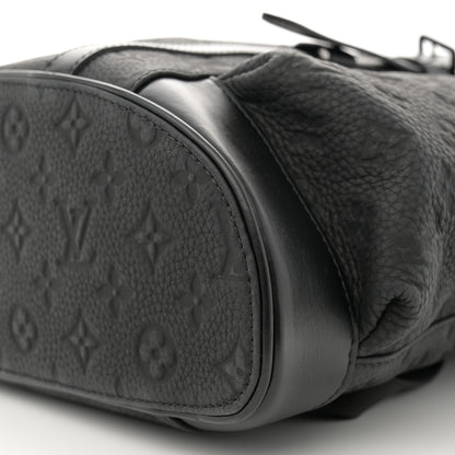 Louis Vuitton Taurillon Monogram Christopher MM Backpack Black 9 of 11