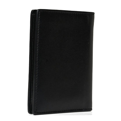 Saint Laurent Calfskin Techno Credit Card Wallet Black 3 of 7