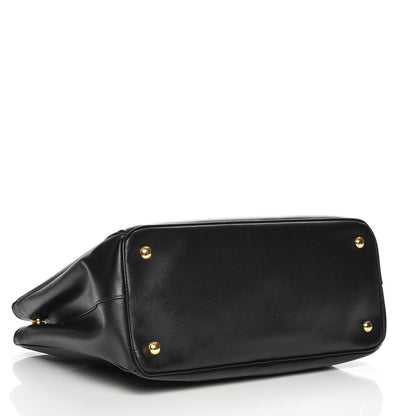 Prada Saffiano Large Galleria Double Zip Tote Black 4 of 7