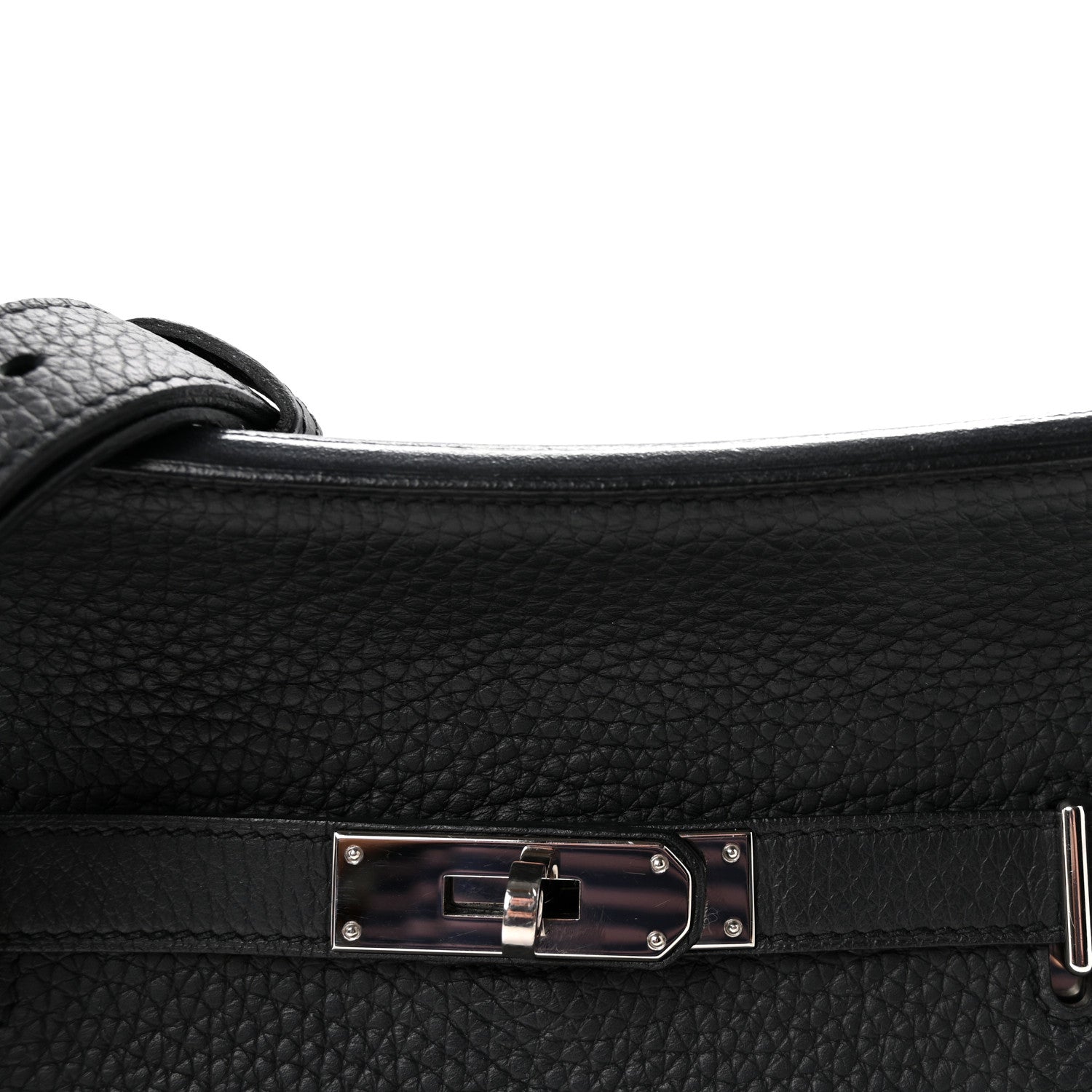 Hermes Taurillon Clemence Jypsiere 28 Black 7 of 9