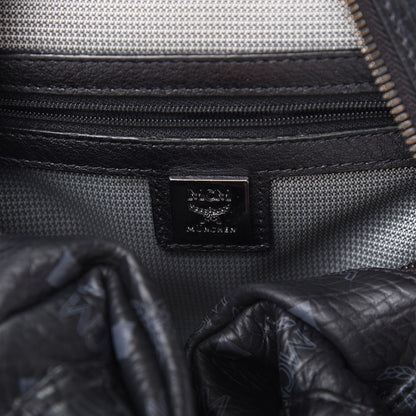 MCM Visetos Side Stud Mini Stark Backpack Black 5 of 9