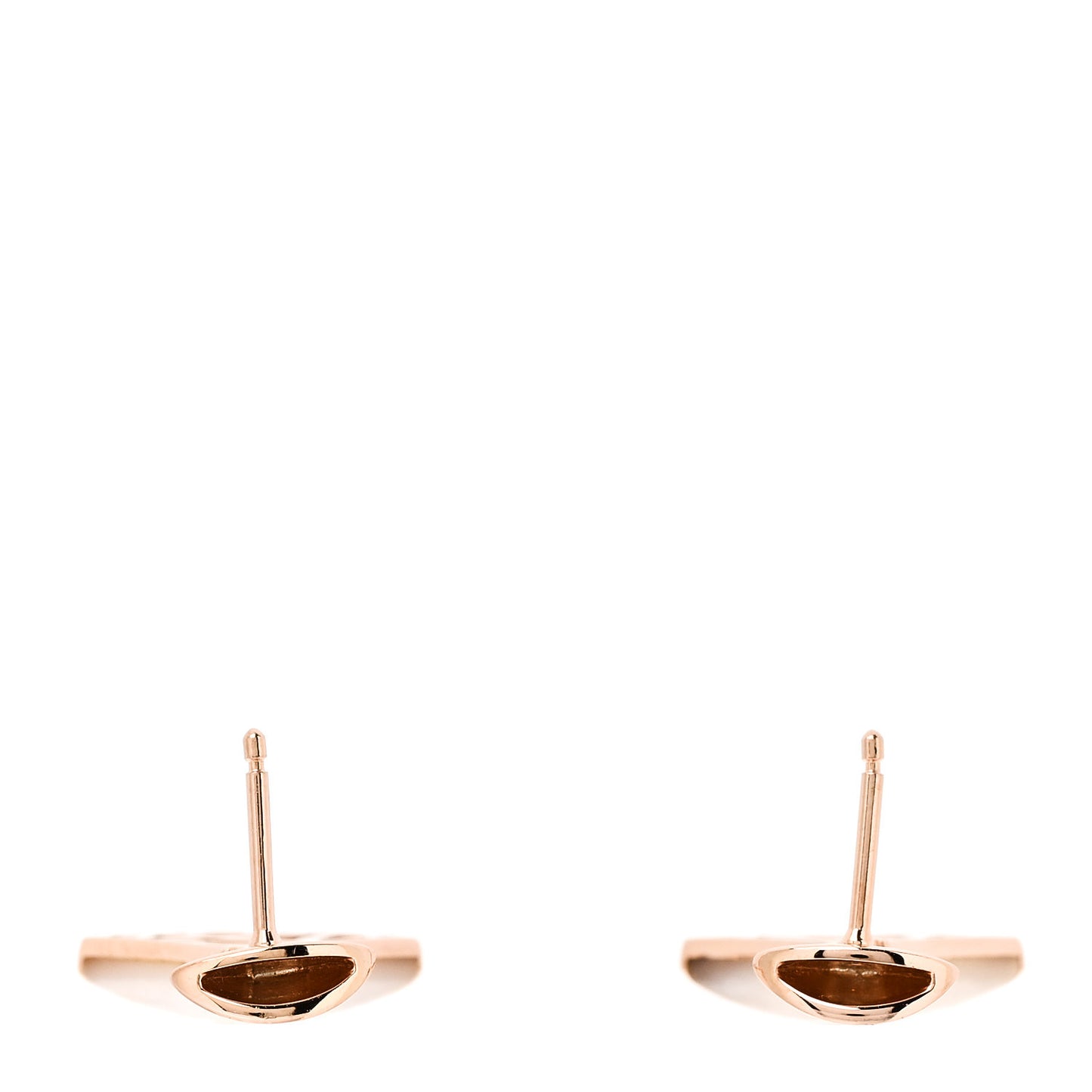 18K Rose Gold Diamond Mother of Pearl Divas' Dream Earrings