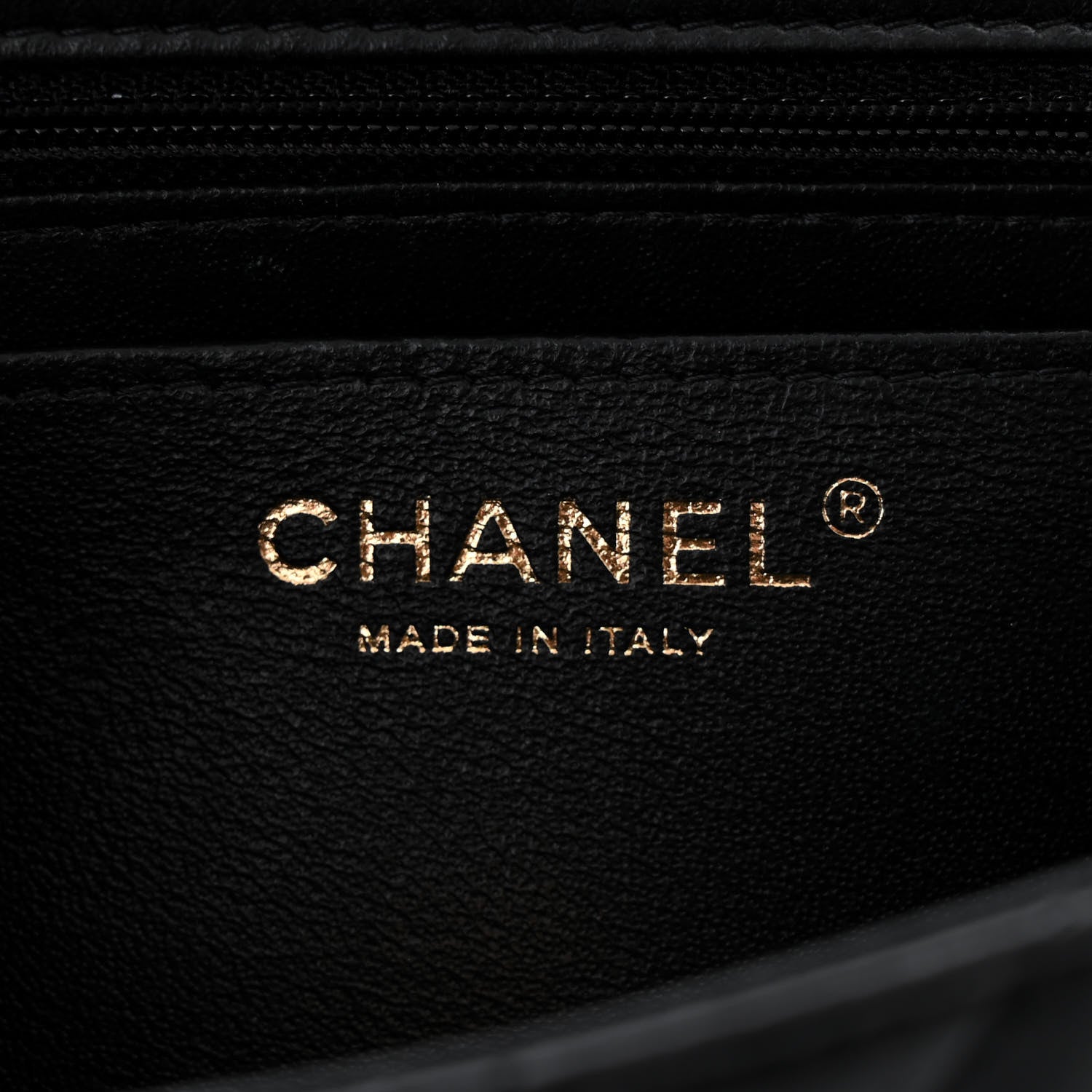 Chanel Lambskin Quilted Mini Square Flap Black 6 of 10